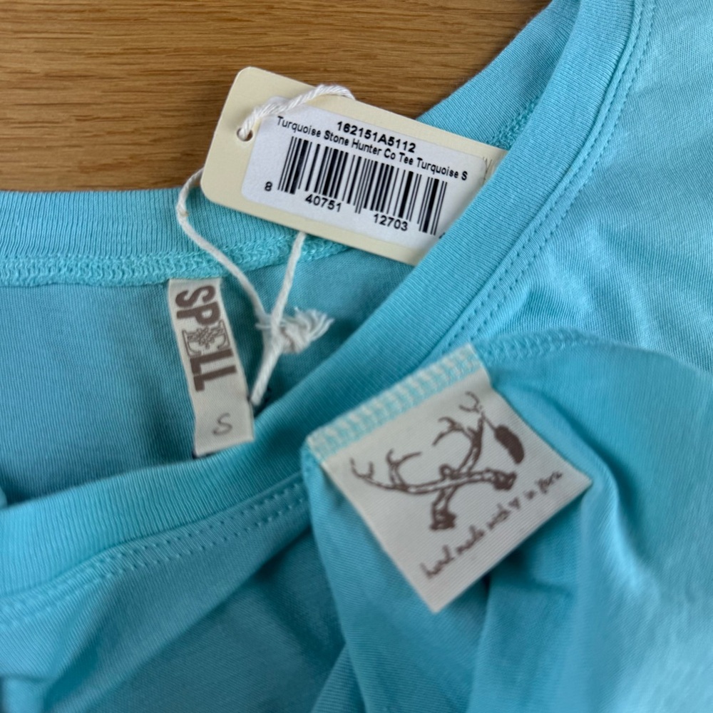 Spell The Turquoise Stone Hunter Graphic Tee S NWT - Picture 5 of 11